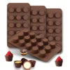 Silicone Chocolate Mold Mini Cupcake