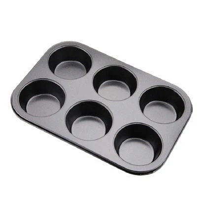 6 Cupcake Muffin Baking Tray Non-Stick
