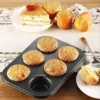 6 Cupcake Muffin Baking Tray Non-Stick