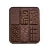 Love & Multi Designs Mini Chocolate Bars Silicone Mold 6 Cavity