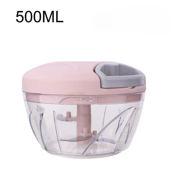 EOTIA Food Processor Manual Vegetable HAND Chopper 3 Blades, Vegetable Hand Cutter, Hand Chopper, Small Kitchen Appliances