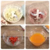 EOTIA Food Processor Manual Vegetable HAND Chopper 3 Blades, Vegetable Hand Cutter, Hand Chopper, Small Kitchen Appliances