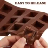 Square bricks Candy Silicone Chocolate Mold 15 Cavity