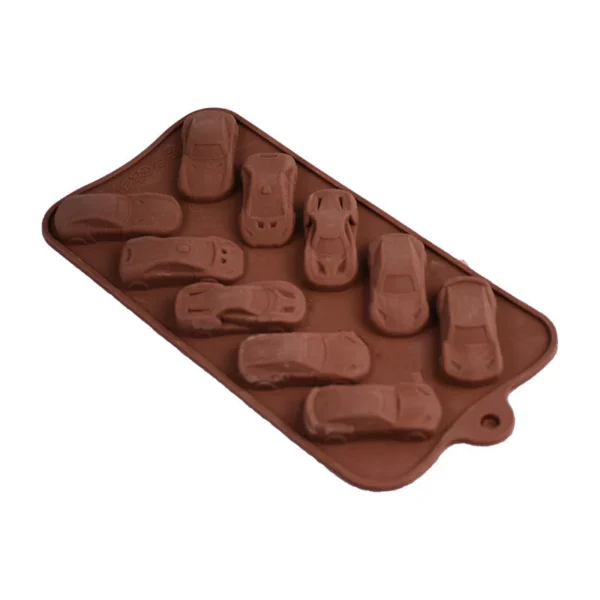 Silicone Car Chocolate Molds 10 Cavity