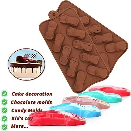Silicone Car Chocolate Molds 10 Cavity