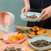 10Pcs Modern Simple and Small Snack Plates with Stand