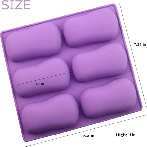 Safeguard Shape Baking And Soap Mold 6 Cavity