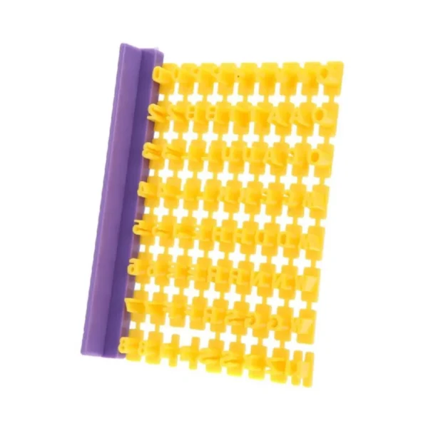 Fondant Alphabet SMS Embosser Cutter Set Plastic