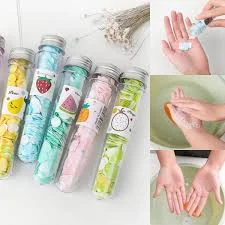 Original Portable Disposable Paper Soap Confetti Cleaning Washing Hand Bath Toiletry Paper Soap