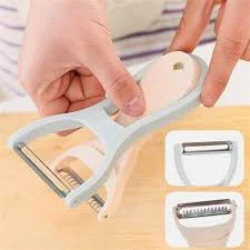 2 in 1 Julienne Peeler Vegetable Cutter Double Planning Grater Slicer Kitchen Gadget Tools