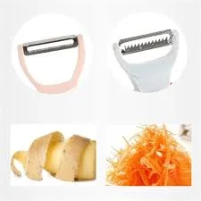2 in 1 Julienne Peeler Vegetable Cutter Double Planning Grater Slicer Kitchen Gadget Tools