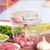 Manual Speedy Chopper | Large Speedy Chopper 5 Blades 900ml | Vegetable Cutter and Slicer | Multifunctional Food Processor