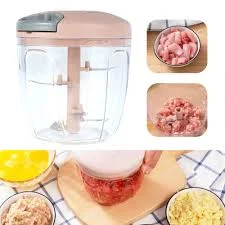 Manual Speedy Chopper | Large Speedy Chopper 5 Blades 900ml | Vegetable Cutter and Slicer | Multifunctional Food Processor