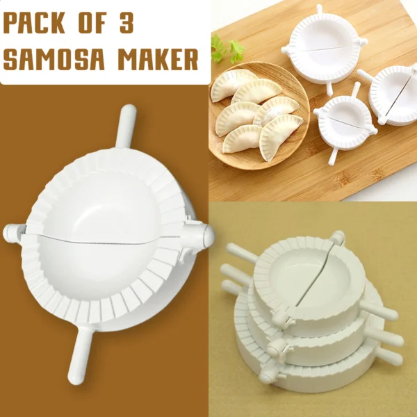 Pack of 3 Samosa & Pastry Dough Maker- MULTICOLOR SET