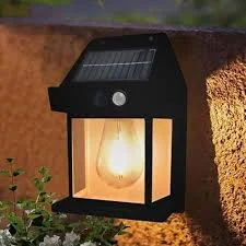 Solar Charge Motion Sensor Solar Waterproof Wall Lamp (Mix/Random color)