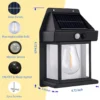 Solar Charge Motion Sensor Solar Waterproof Wall Lamp (Mix/Random color)