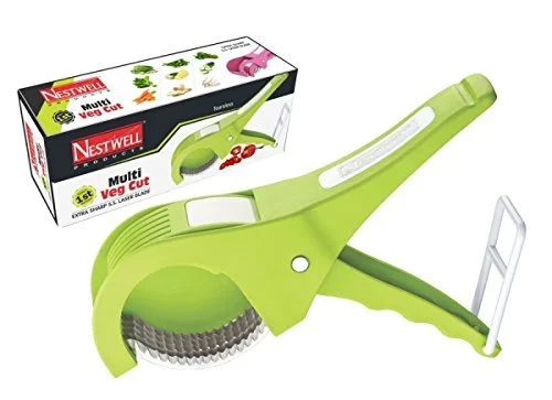Bestwell Multi Vegetable Cutter 5 Blade Vegetable & Fruits Cutter Chopper Slicer Dicer Kitchen