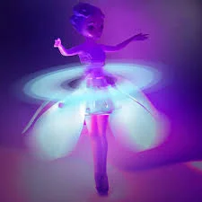 Magic Flying Fairy Princess Doll Flying Fairy Doll Toys for Girls Sky Dancers Flying Pixie Dolls Infrared Induction Control Toy