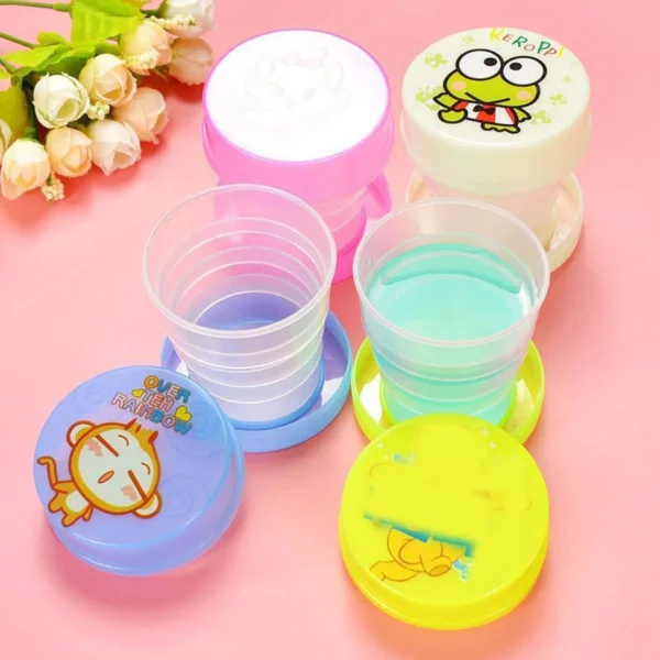 Folding Collapsible Folding Portable Traveling with a Magic Cup Glass -Each