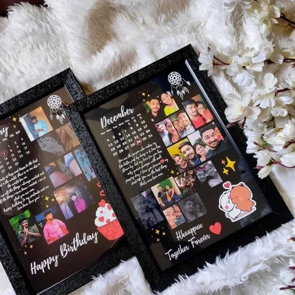 Customized Photo Frame, Customized Frame, Ideal Gift for Birthday, Anniversary, Valentine's, Wedding, Father's & Mother's Day, Gift for Friends Forever