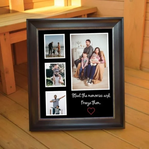 Customized Photo Frame, Customized Frame, Ideal Gift for Birthday, Anniversary, Valentine's, Wedding, Father's & Mother's Day, Gift for Friends Forever