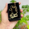 Customized Name Locket Golden Name Locket For Girls, Name Jewelry, Customize Necklace, Customize gift jewellery for girls