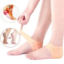 Silicon Heel Pads, Anti Crack Heel , Heel Protectors Set, Heel pads, foot relief, Silicon Half Heel Anti Crack Covers, Silicon Moisturizing Gel Heel Anti-Crack Socks