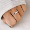 Customized Initial Letter Ring - Adjustable