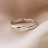 Customized Initial Letter Ring - Adjustable