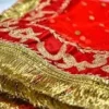 Customized Nikkah Dupatta - Nikkah Bridal Dupatta with 4 Sided Qabool Hai Lace