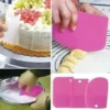 3PCS/Set DIY Cake Cream Scraper Set Cake Decorating Tools Multifunctional Irregular Teeth Edge Kitchen Baking Tool