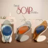 Smart soap holder very stylish and high quality leaf shape for bathroom and kitchen household essentials self adhesive soap dispenser