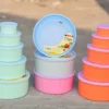 Plastic Bowl Set 5-Pcs/ Next Icon Plastic Food Container Set with Lid - Random Color