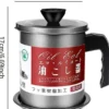 Oil Jug - Stainless Steel Oil Filter Pot 100% Imported - Fat Separator and Storage Container