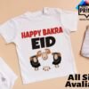 Customized Eid Ul Adha Polyester T-Shirt 🐐 - Many Designs Available