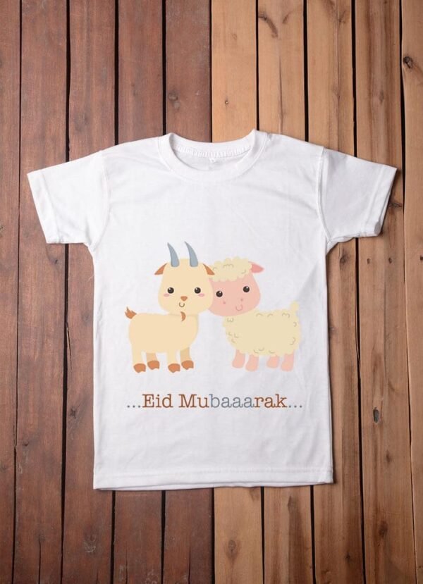 Customized Eid Ul Adha Polyester T-Shirt 🐐 - Many Designs Available