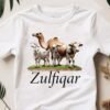 Customized Eid Ul Adha Polyester T-Shirt 🐐 - Many Designs Available