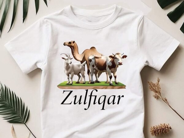 Customized Eid Ul Adha Polyester T-Shirt 🐐 - Many Designs Available