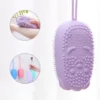 Silicone Bubble Bath Brush, Double Sided Soft Deep Cleaning Bubble Brush