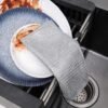 3pcs Non-Scratch Scrubbing Wire Dishwashing Cloth