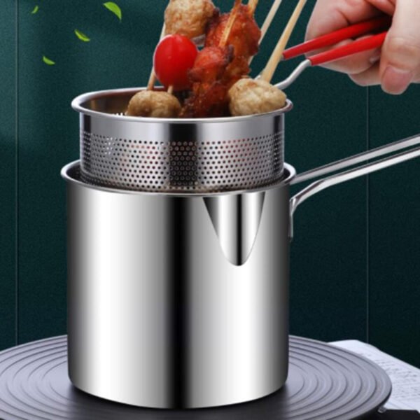 Stainless Steel Deep Fryer Frying Pot (1200ml)